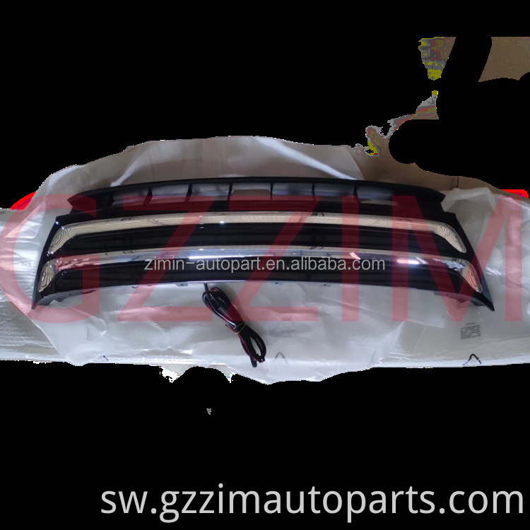 ABS Black Grille Middle Grille Front Kit kwa Harrier 2014